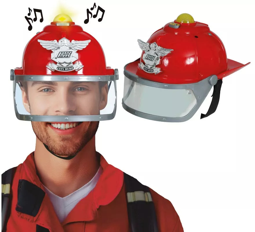 Translation missing: en.Casco de Bombero con Sirena y Luz
