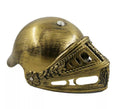 Casco de Caballero dorado con rejilla