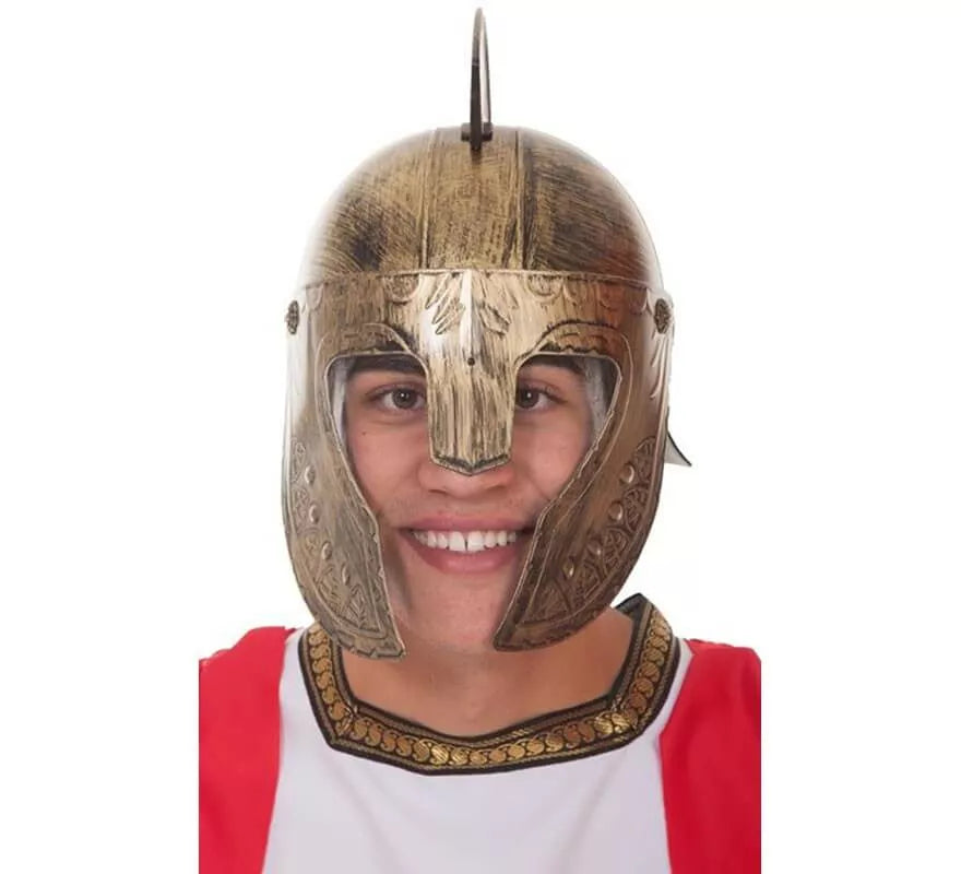 Casco de Centurión Romano Dorado