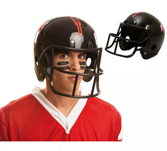 American Football Player Helmet