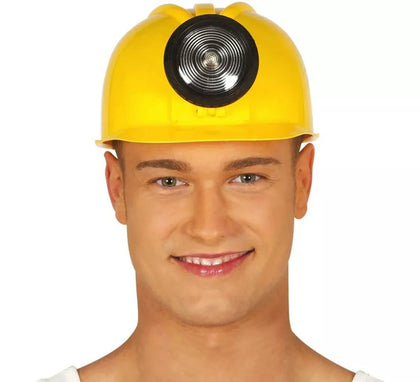Casco de Minero con Luz
