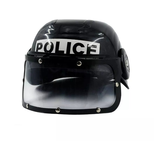 Casco de Policía antidisturbios negro