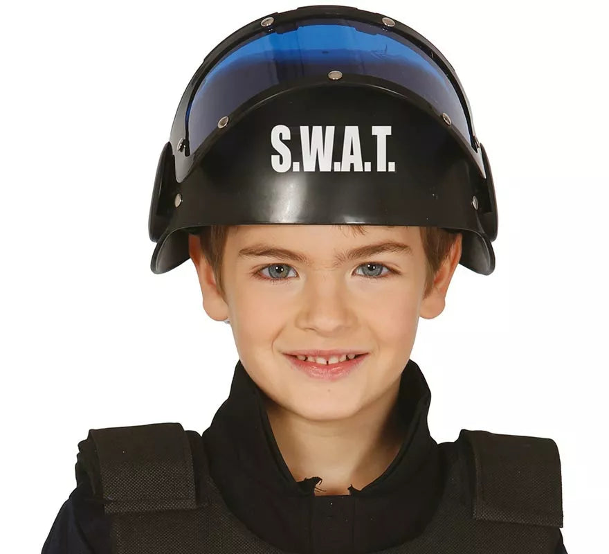 Casco de policía S.W.A.T. infantil