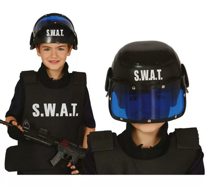 Casco de policía S.W.A.T. infantil