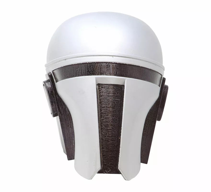 Casco de Soldado Espacial Plateado