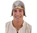 Casco de Soldado Medieval Plateado y Dorado