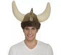 Casco de Vikingo con cuernos de Tela
