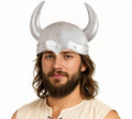 Casco de Vikingo plateado