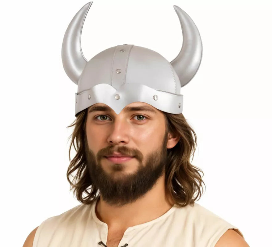 Translation missing: en.Casco de Vikingo plateado