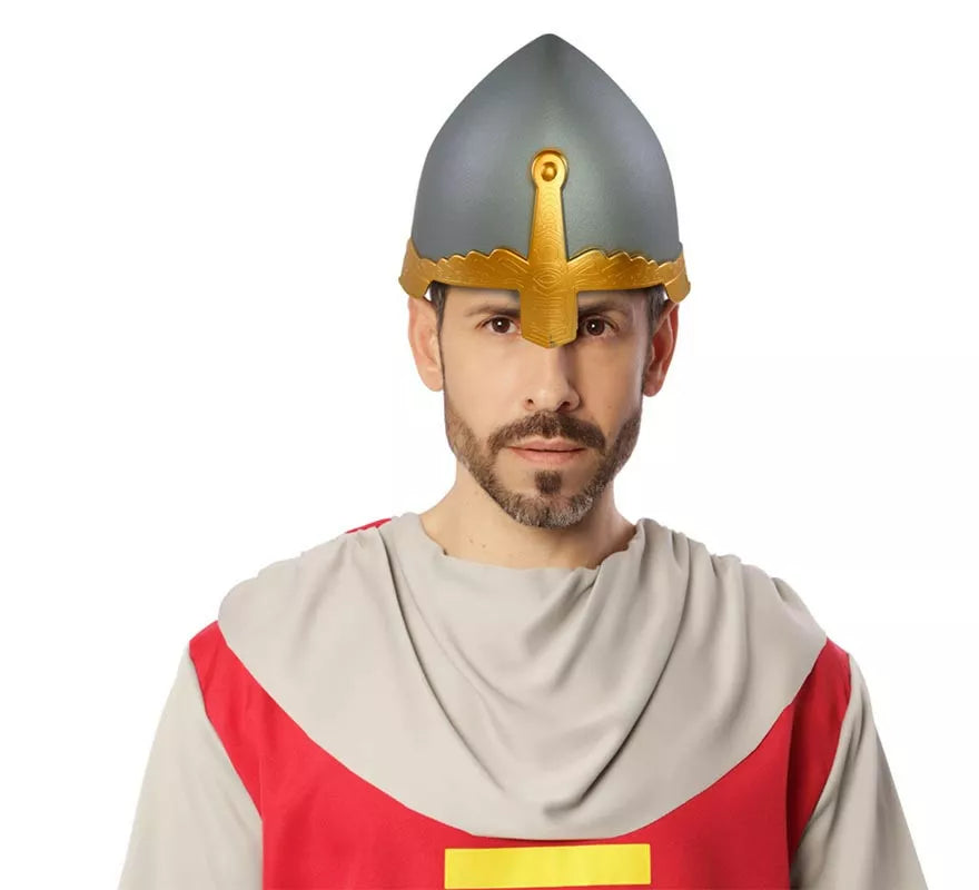Translation missing: en.Casco gris Medieval de Guerrero