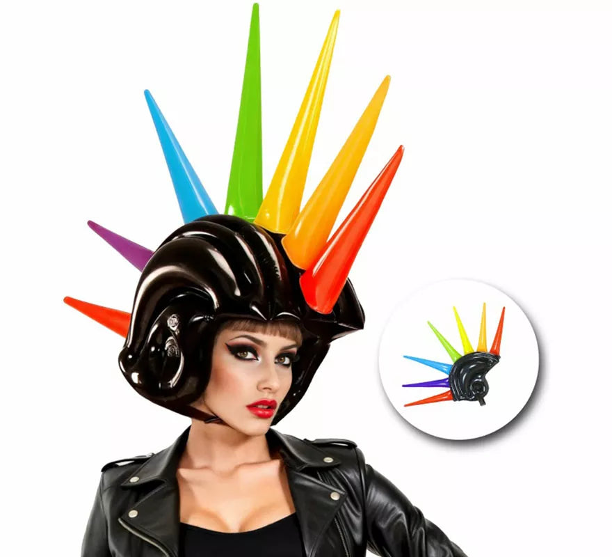 Translation missing: en.Casco Hinchable Punk con Pinchos de 90 cm