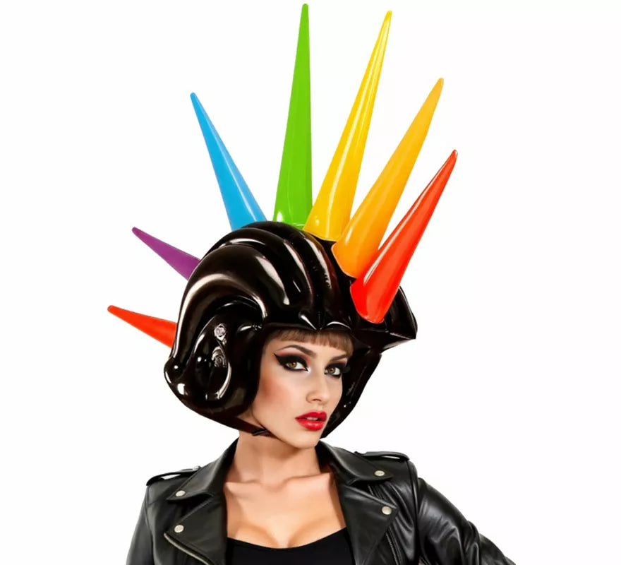 Translation missing: en.Casco Hinchable Punk con Pinchos de 90 cm