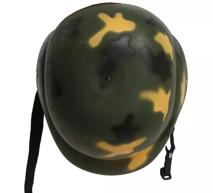 Casco Militar con cuerda