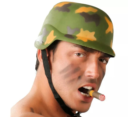 Casco Militar con cuerda