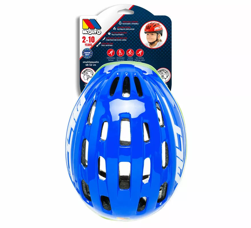 Translation missing: en.Casco Moltó azul para niños