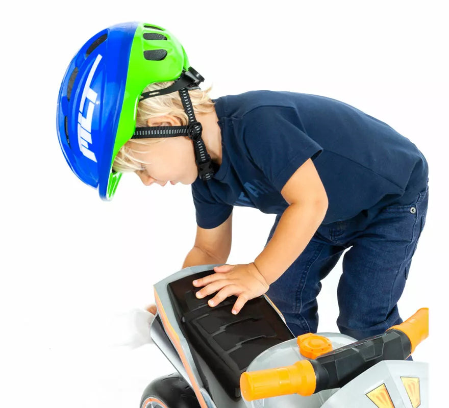 Casco Moltó azul para niños