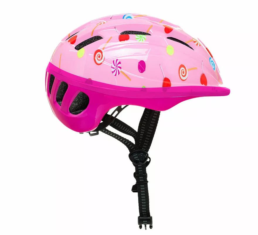 Translation missing: en.Casco Moltó rosa para niña