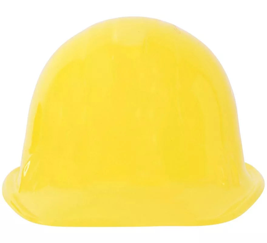 Casco Obrero o Albañil de plástico flocado