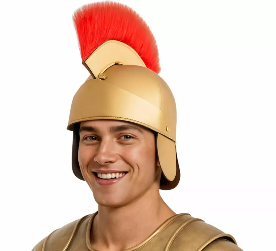 Casco Romano dorado