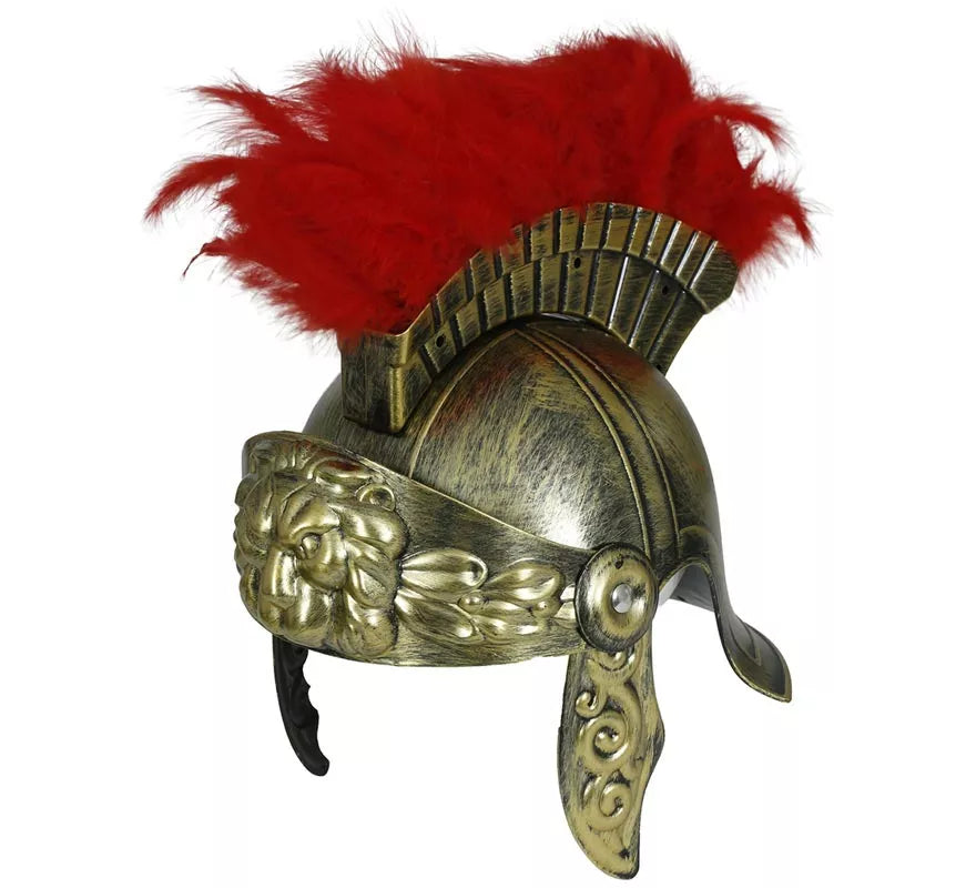 Casco Romano dorado adultos