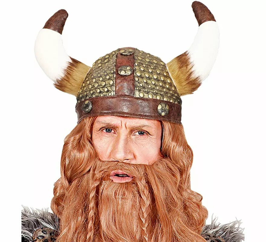 Translation missing: en.Casco Vikingo con Pelo Sintético