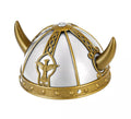 Casco Vikingo o Galo de Plástico Duro Dorado