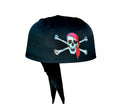 Casquete Pirata negro con calavera