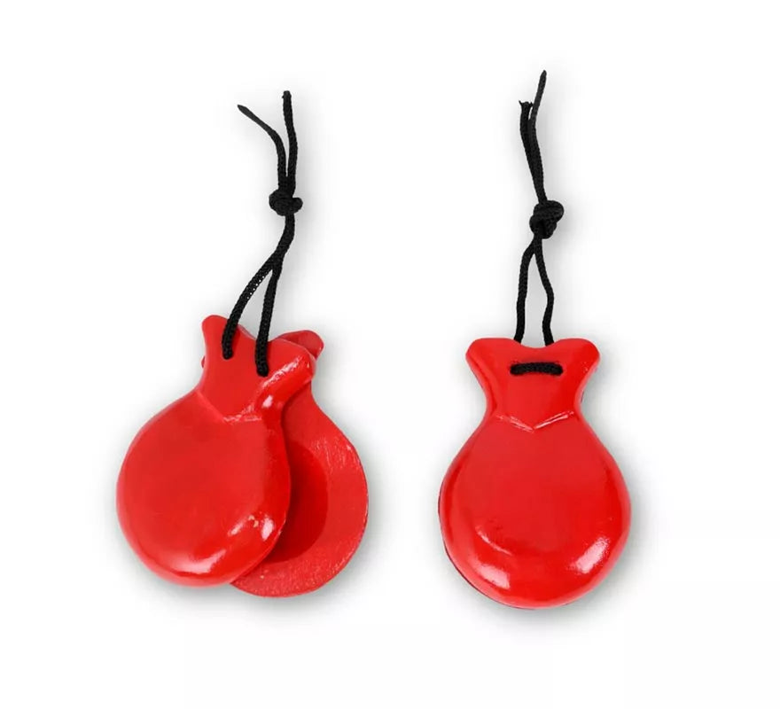 Castañuelas en varios colores de 6,5x8,5 cm