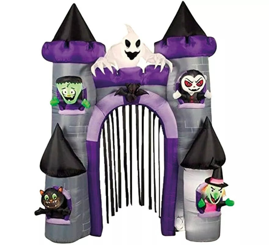 Translation missing: en.Castillo Auto Hinchable de Halloween con LEDs de 270 cm