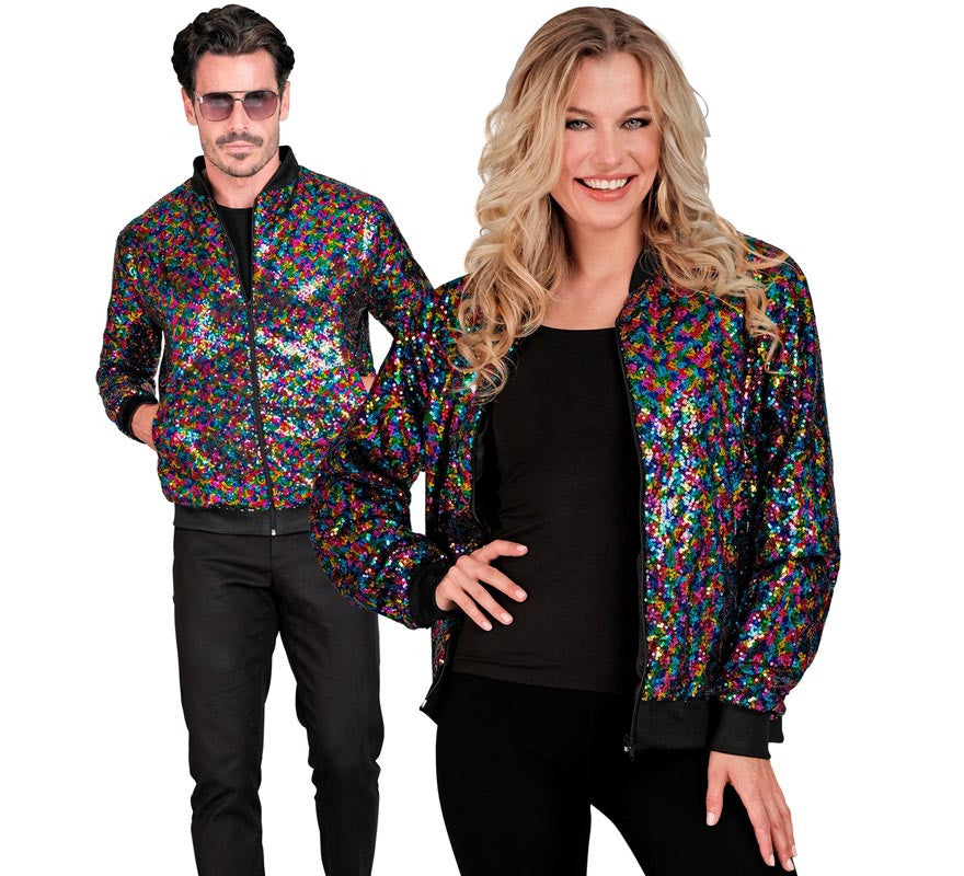 Translation missing: en.Cazadora Bomber Party Fashion multicolor para adulto