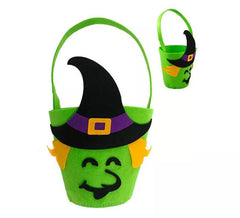 33 cm green witch basket