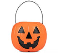 Cesta de Calabaza naranja con asa de 21,6x21,6x30,5 cm