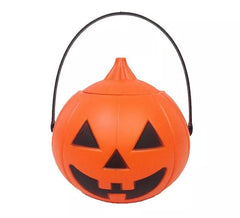 Orange Pumpkin Basket with 18 cm Lid