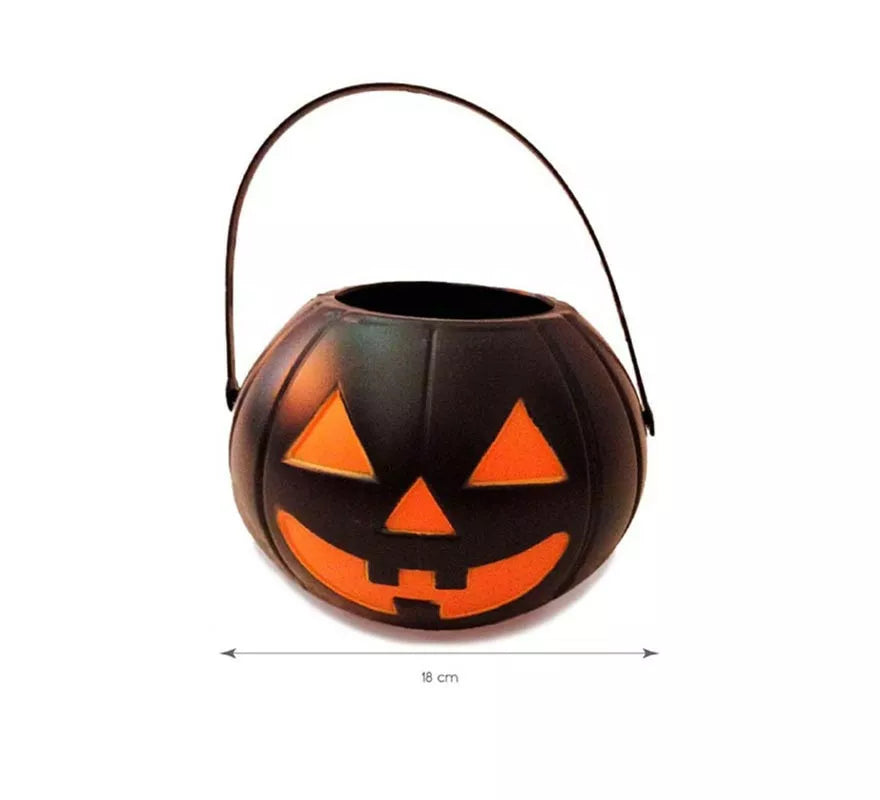 Translation missing: en.Cesta de Calabaza negra sin tapa de 18 cm
