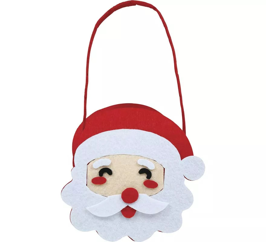 Translation missing: en.Cesta de Papá Noel de Fieltro de 15x14 cm