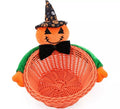 Cesta naranja con Calabaza