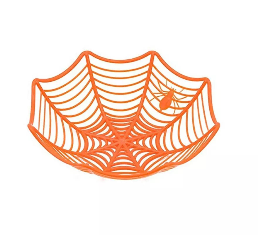 Cesta Telaraña Halloween en varios colores