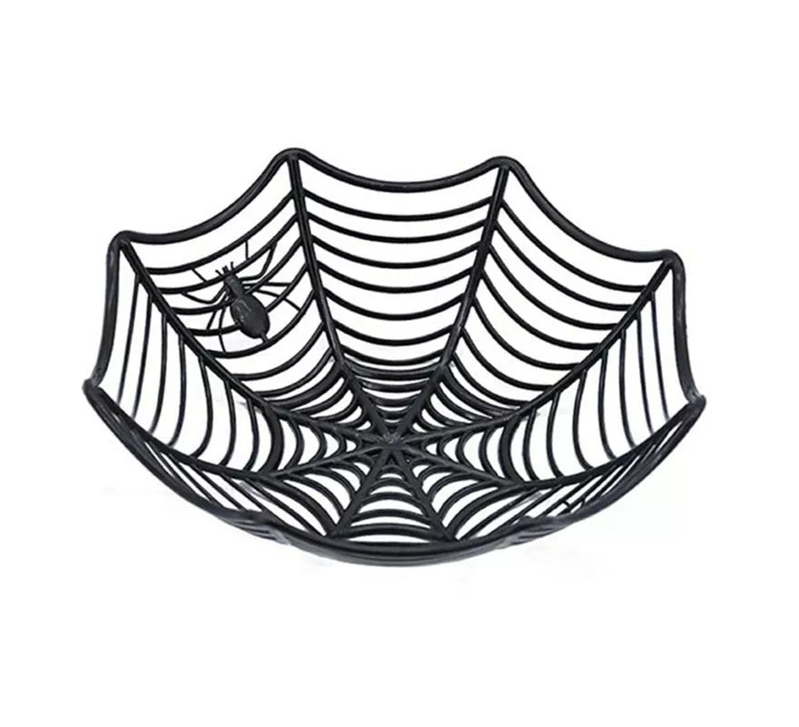 Cesta Telaraña Halloween en varios colores