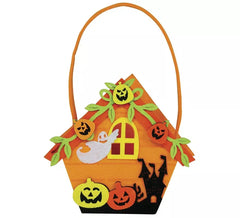 14 cm Felt Witch House Basket