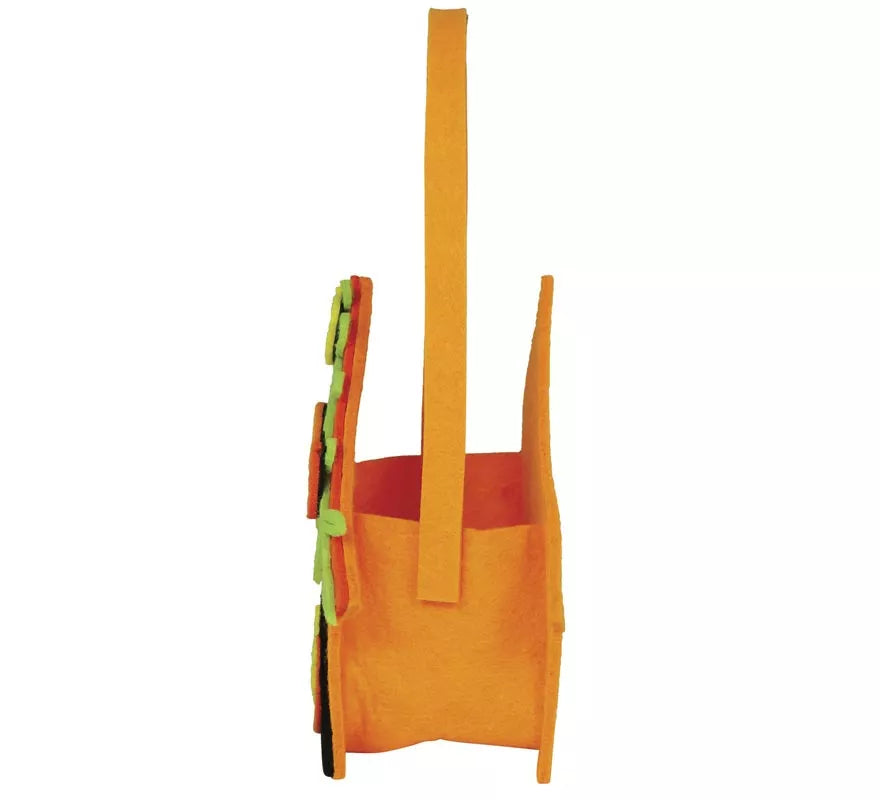 Cesto Casita Bruja Fieltro de 14 cm