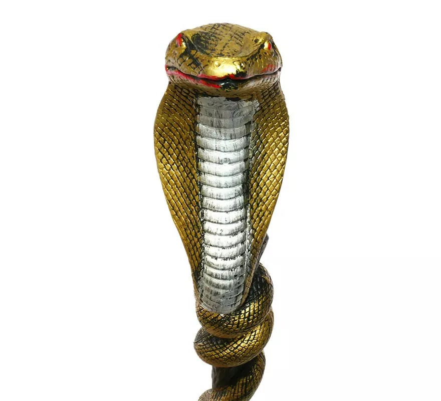 Cetro Egipcio Cobra dorada de 69 cm