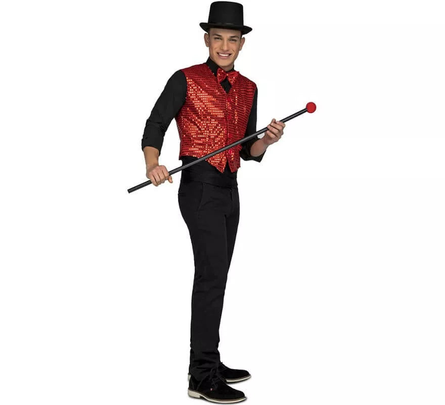 Translation missing: en.Chaleco con Pajarita Rojo para hombre