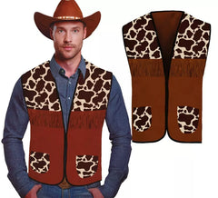 Cowboy vest for adults