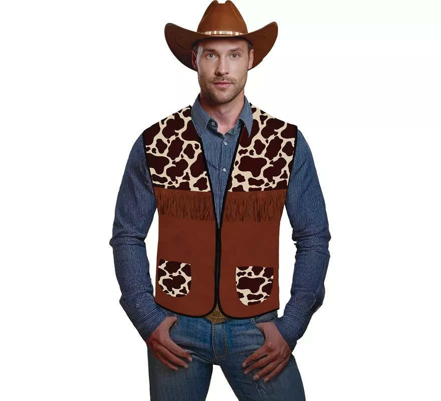 Chaleco Cowboy para adultos