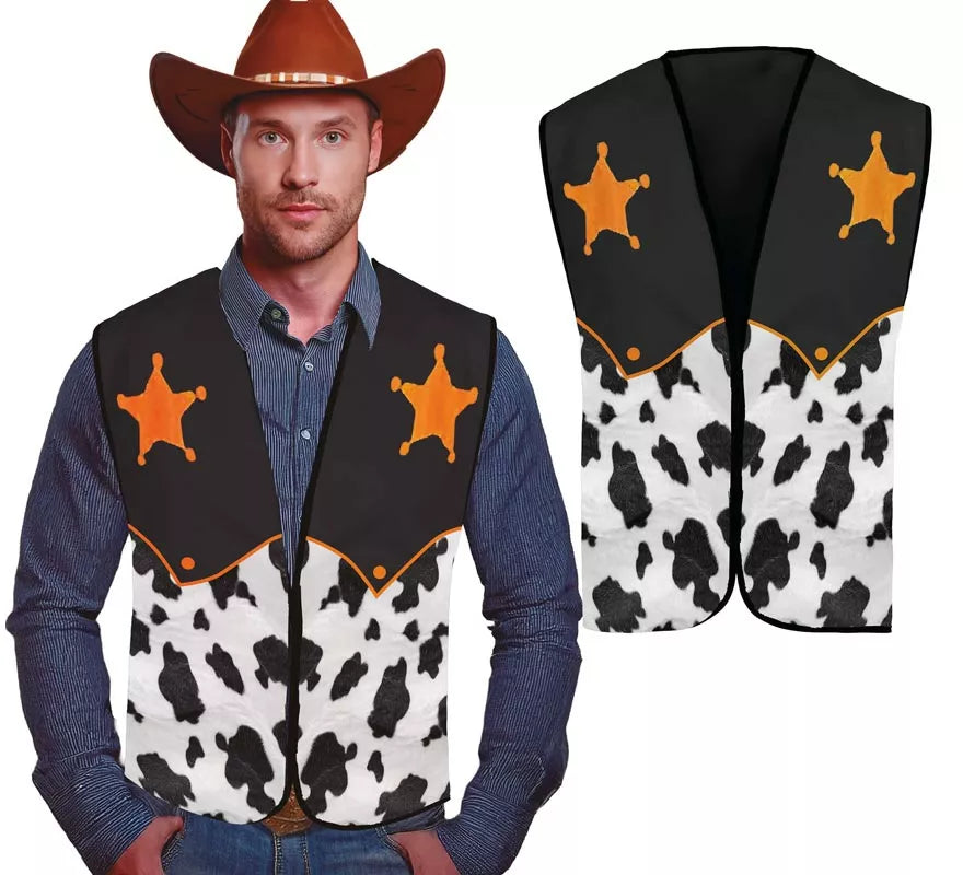 Chaleco Cowboy Sheriff para adultos