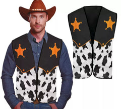 Adult Sheriff Cowboy Vest