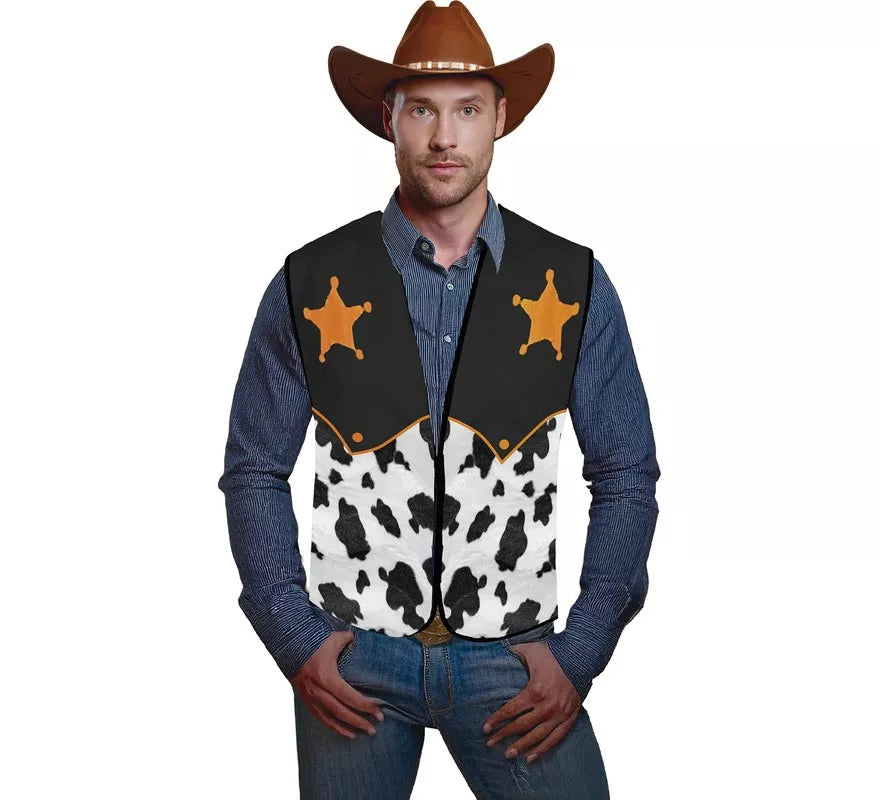 Chaleco Cowboy Sheriff para adultos