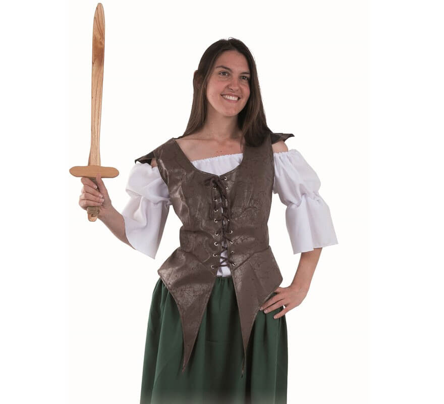 Translation missing: en.Chaleco de Guerrera Medieval para mujer