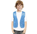 Chaleco de Lentejuelas azul claro para niños