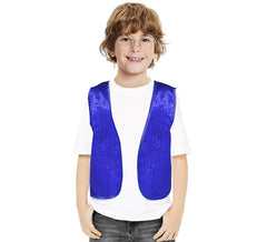 Dark Blue Sequin Vest for Boys